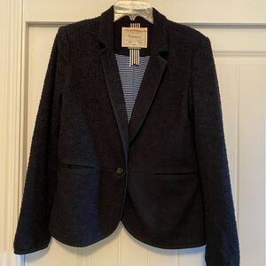 Anthropologie Cartonniere dark blue blazer